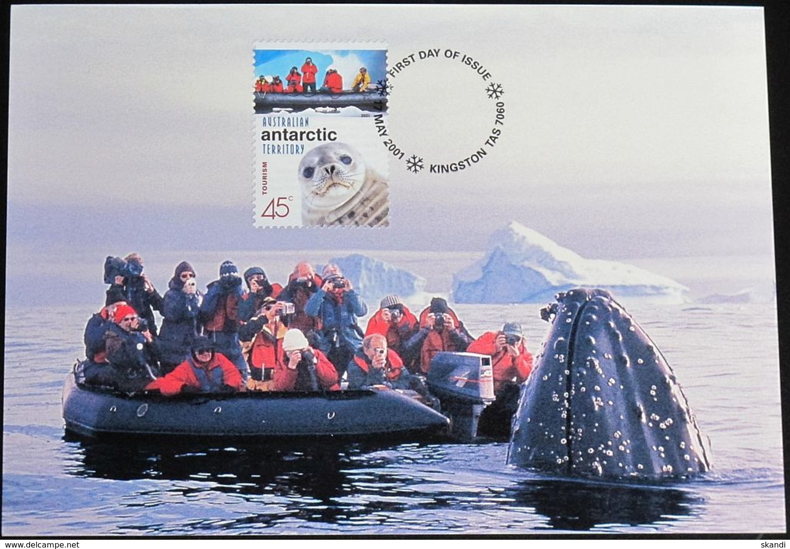 AUSTRALIAN ANTARCTIC TERRITORY 2001 Mi-Nr. 143 MK/MC - Maximumkarten