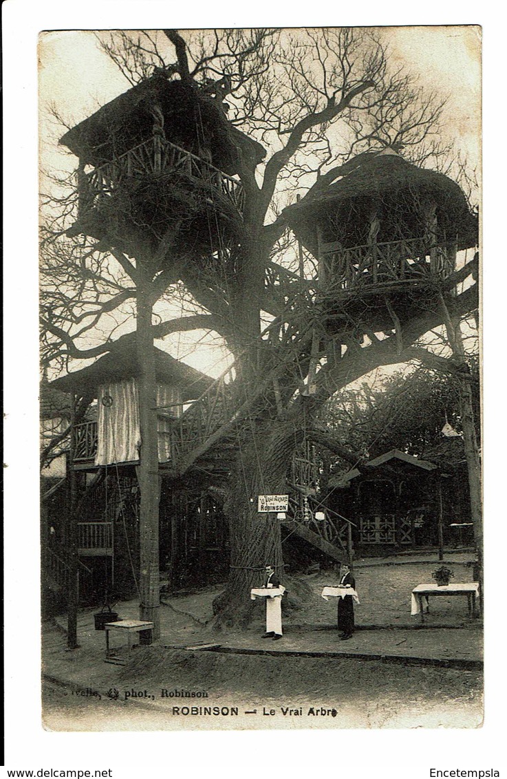 CPA - Carte Postale -FRANCE -Plessis-Robinson Robinson Le Vrai Arbre--1915 VM3794 - Le Plessis Robinson