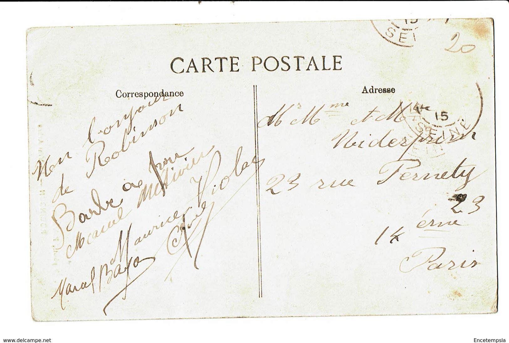 CPA - Carte Postale -FRANCE -Plessis-Robinson Robinson Le Vrai Arbre--1915 VM3794 - Le Plessis Robinson