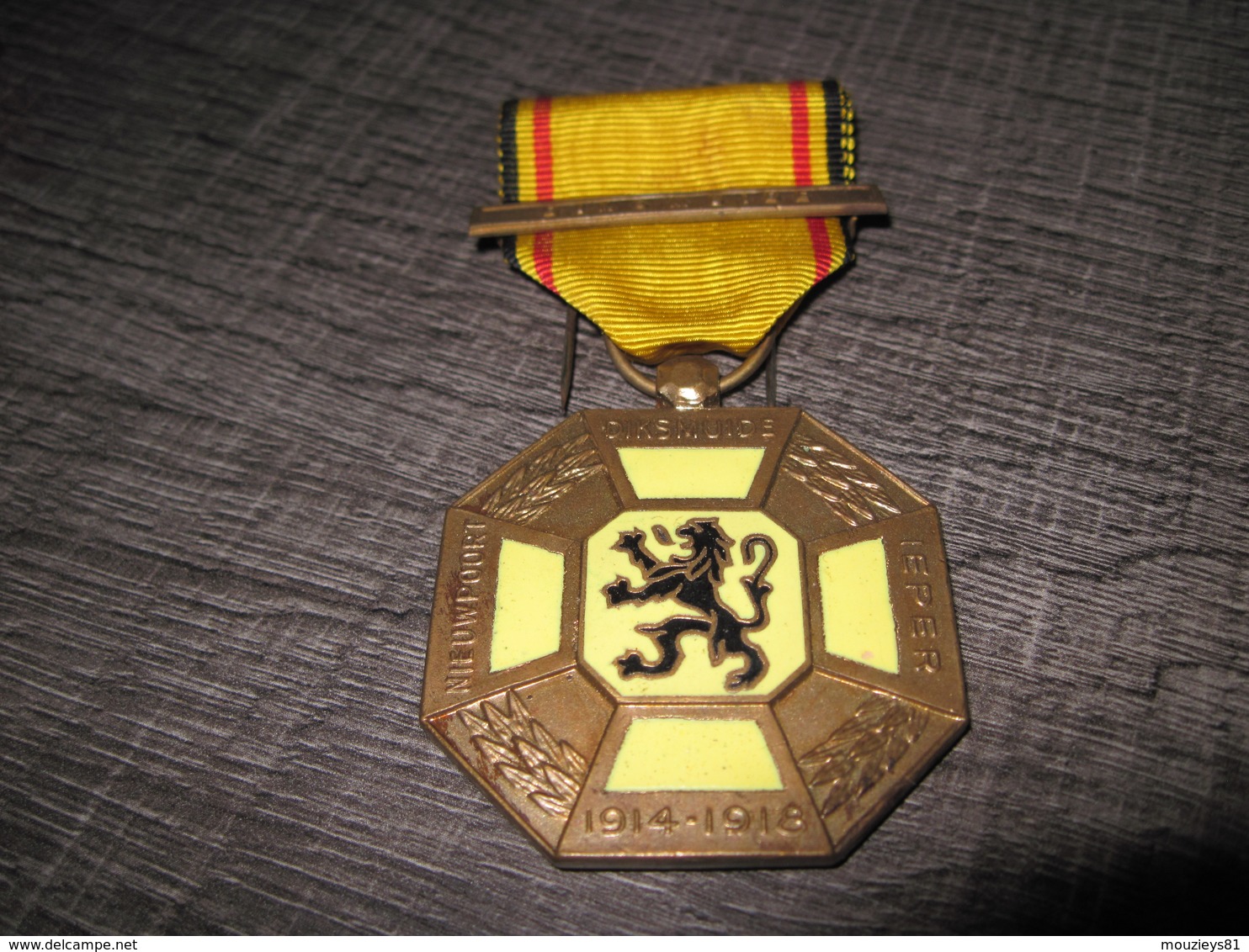 Médailles BELGE Des 3 Cités Guerre De 14/18 En Boite  Port Offert Pour La France - Belgique