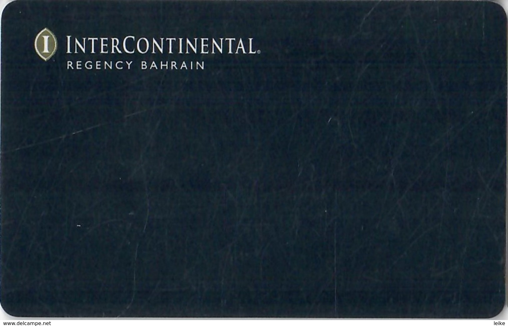 InterContinental Regency Bahrain--Hotel--key Card, Room Key, Schlusselkarte, Hotelkart - Chiavi Elettroniche Di Alberghi