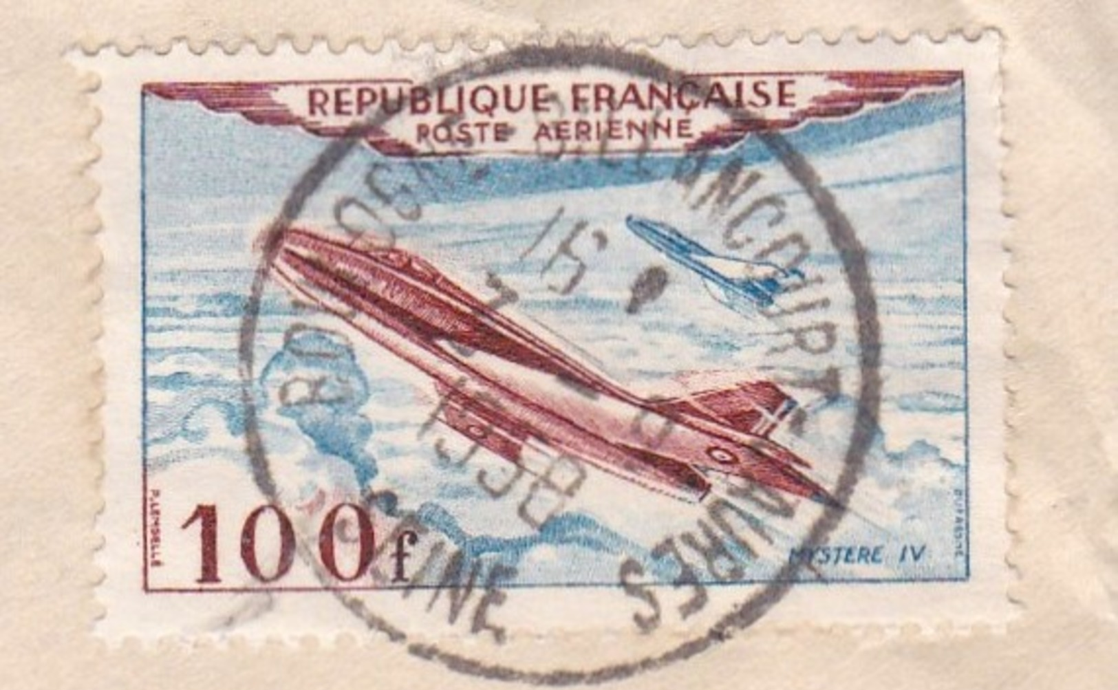 Avion 30   SEUL  SUR  LETTRE  EXPRESS  POUR  LE  LUXEMBOURG  . - 1921-1960: Période Moderne