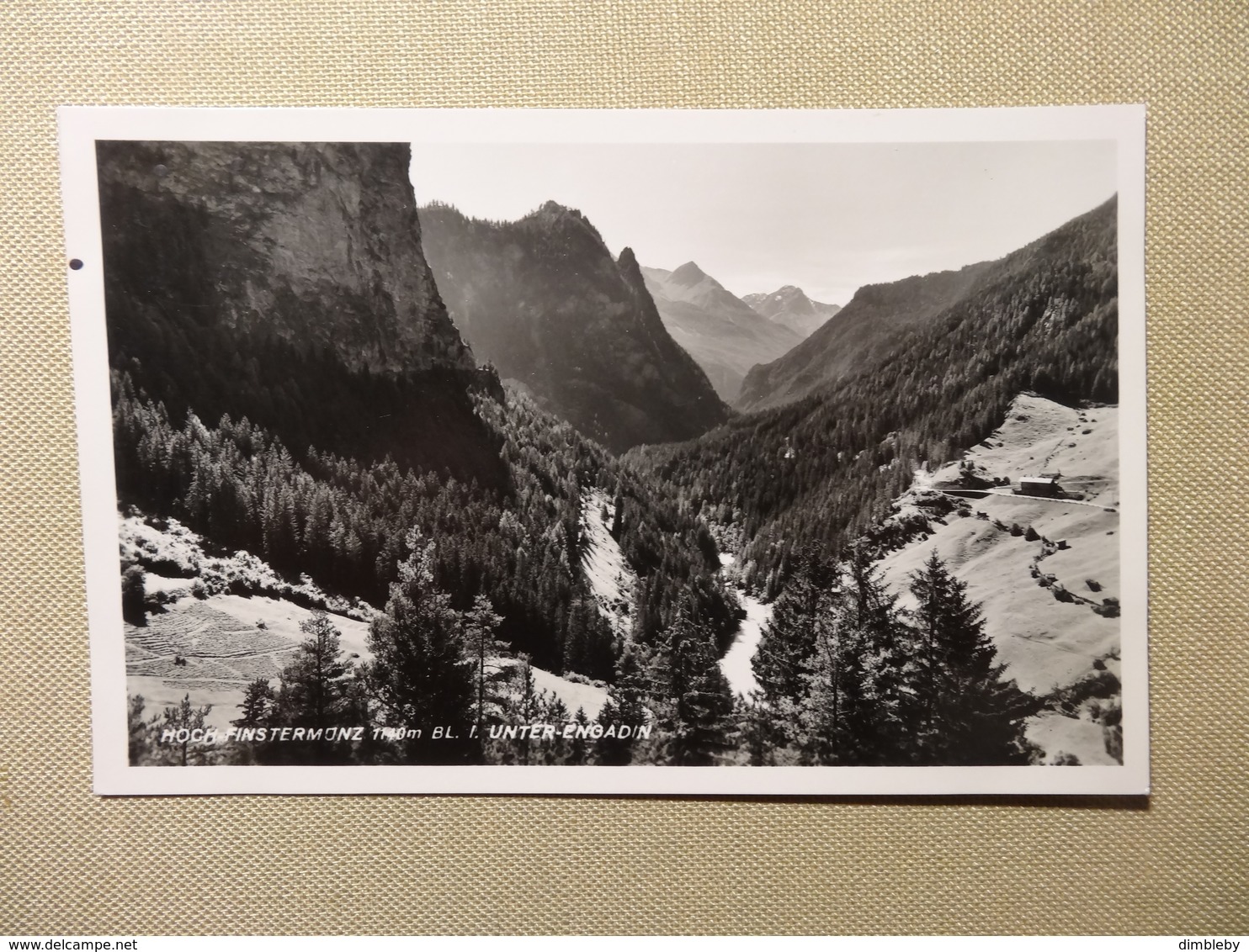 Hochfinstermünz  Blick Ins Unter Engadin Edit : Silvrettaverlag Rudolf Mathis ,Landeck (3085) - Nauders