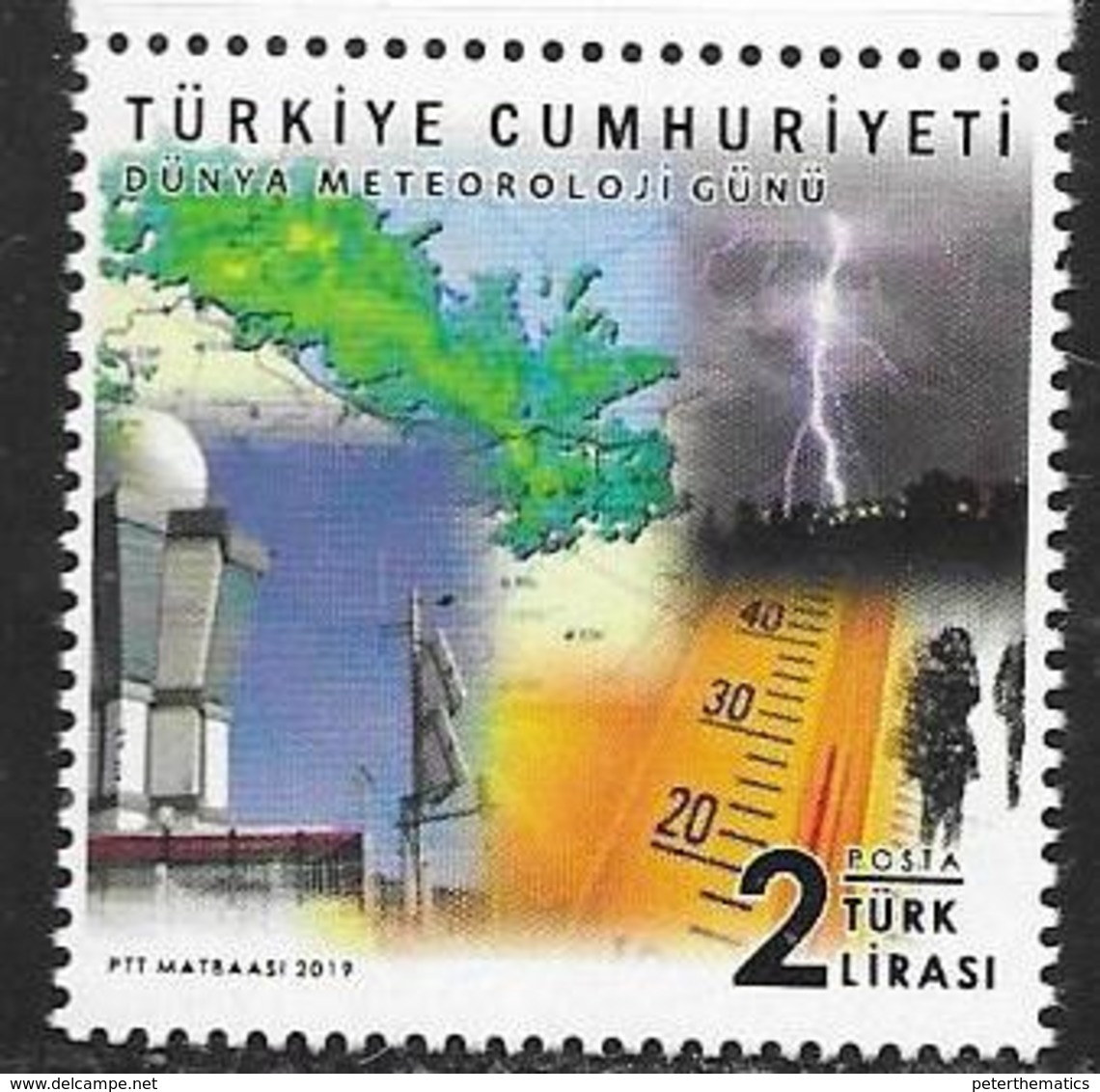 TURKEY, 2019, MNH, METEOROLOGY, CLIMATE, 1v - Climate & Meteorology