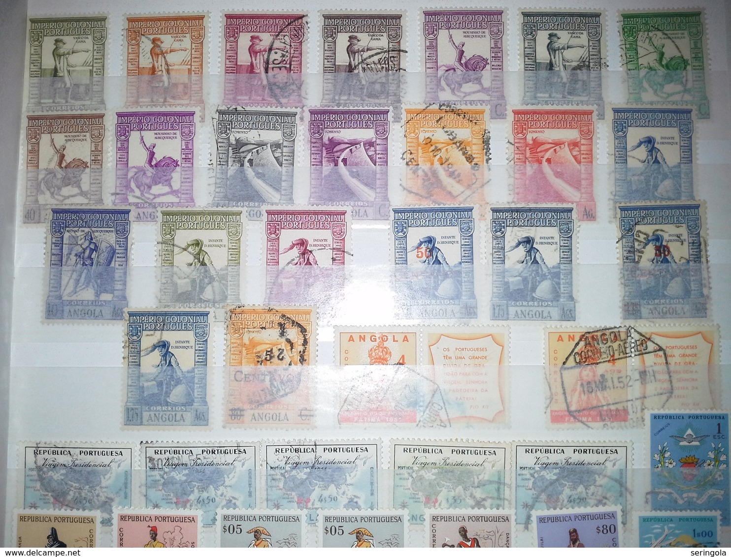 Lot 500 Stamps Angola Portuguesa - Sammlungen (ohne Album)