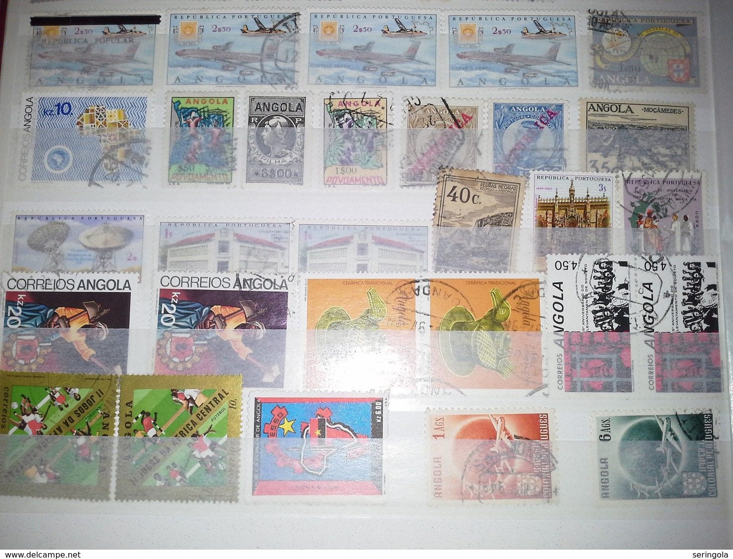 Lot 500 stamps Angola Portuguesa