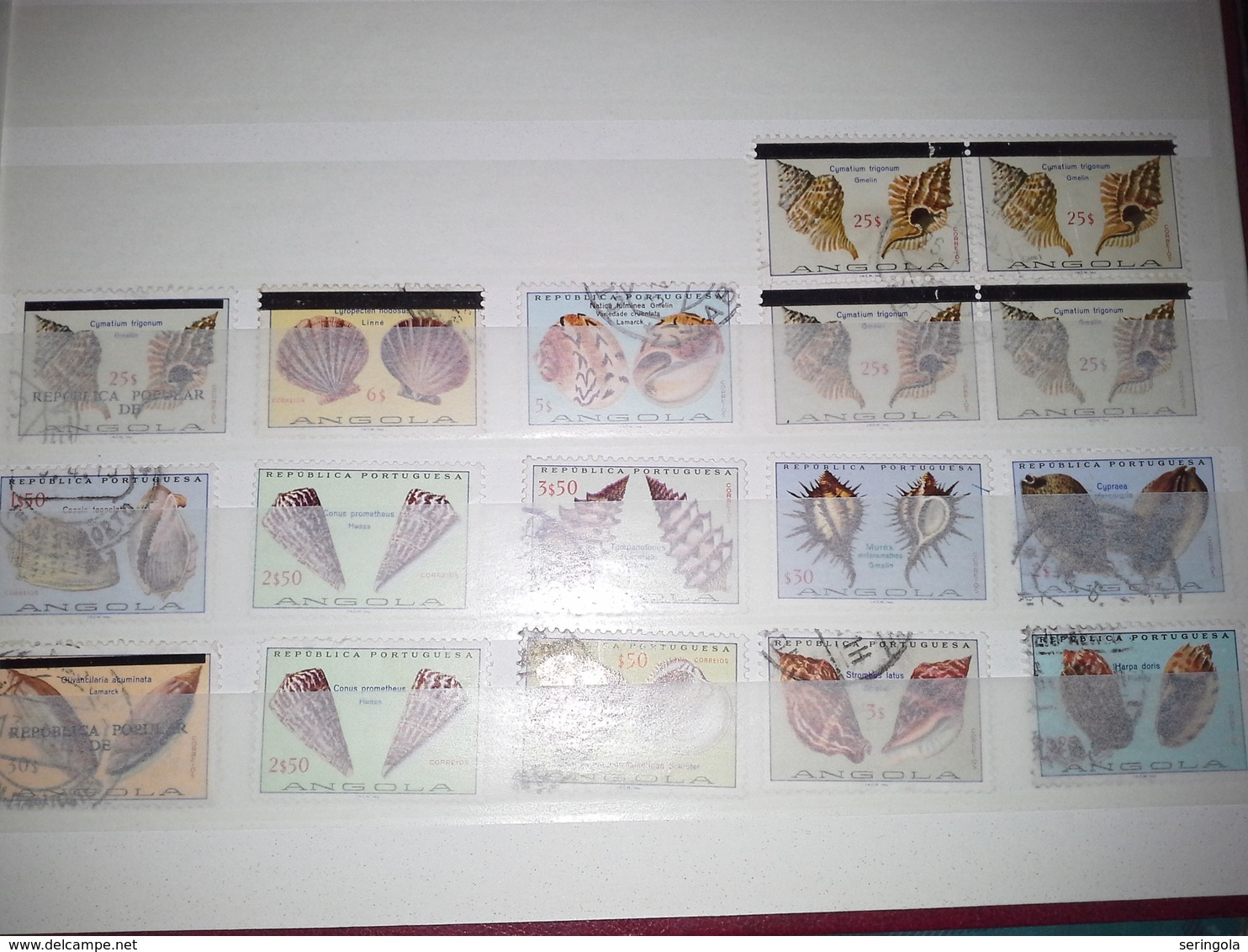 Lot 500 stamps Angola Portuguesa