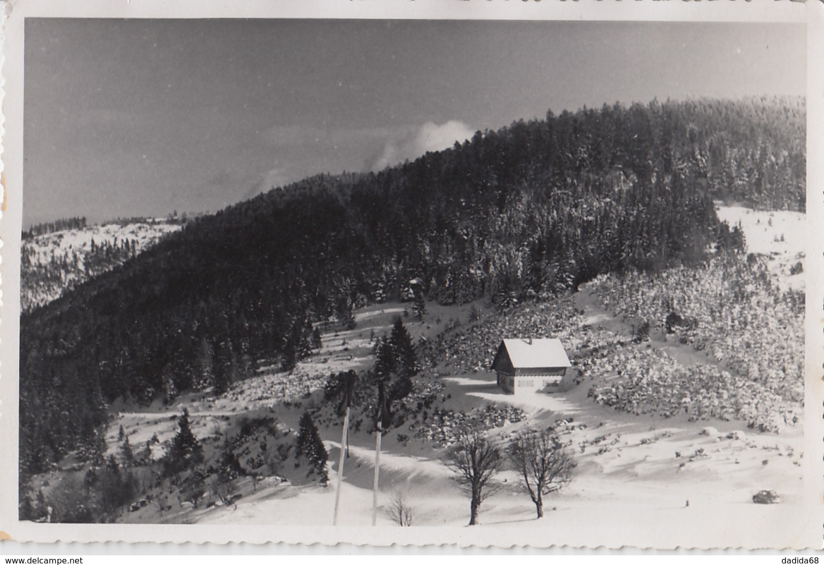 CPSM- SAINTE-MARIE-AUX-MINES (68) - HAYCOT - REGUGE CLUB VOSGIEN EN HIVER - Sainte-Marie-aux-Mines