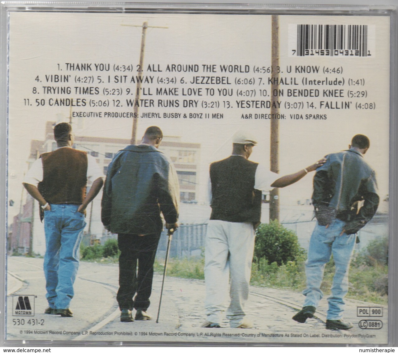 Boys II Men II : 14 Titres Incluant YESTERDAY - Soul - R&B
