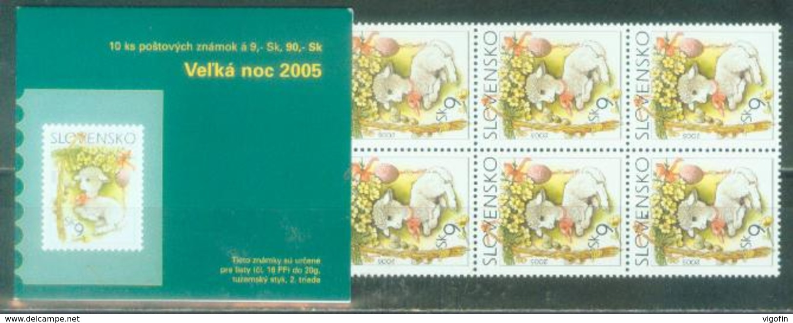 SK 2005 EASTER, SLOVAKIA, BOOKLET, MNH - Ongebruikt