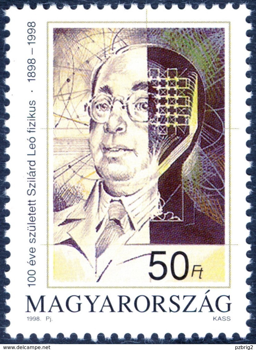 SZILARD, L. - Hungary 1998 Michel # 4478 -  MNH ** - 100th Birthday -  Physics,  Physicist - Sonstige & Ohne Zuordnung