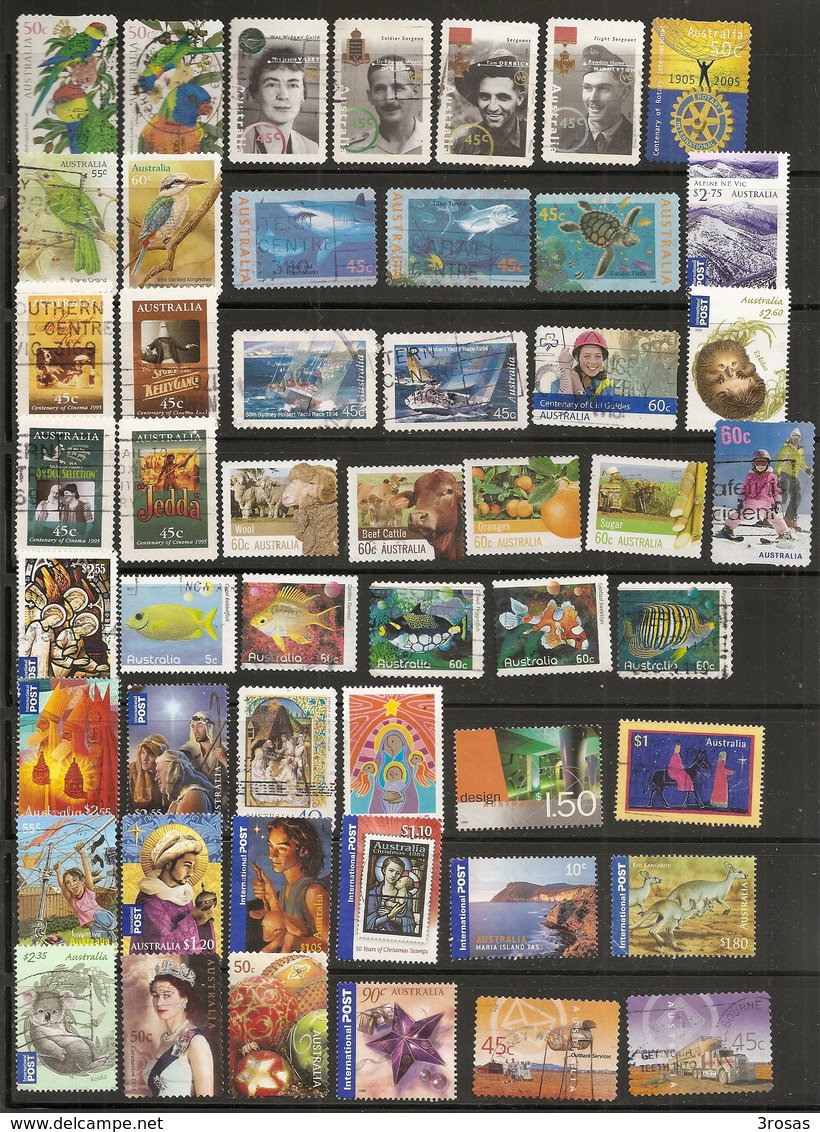 Australia Collection Topical Stamps Used - Collections (sans Albums)