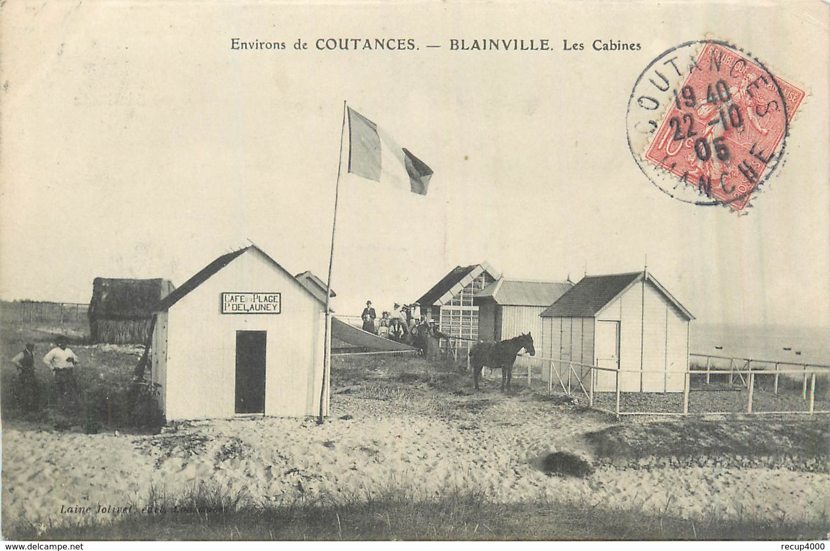 50 BLAINVILLE SUR MER  Les Cabines   2scans - Blainville Sur Mer