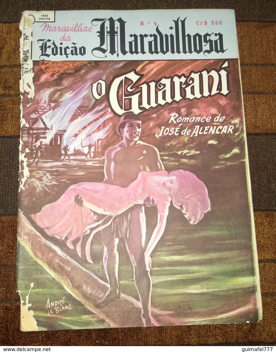 Revista Banda Desenhada,comic Book Magazine, "Maravilhas Da Edição Maravilhosa, O Guarani" Year - BD & Mangas (autres Langues)