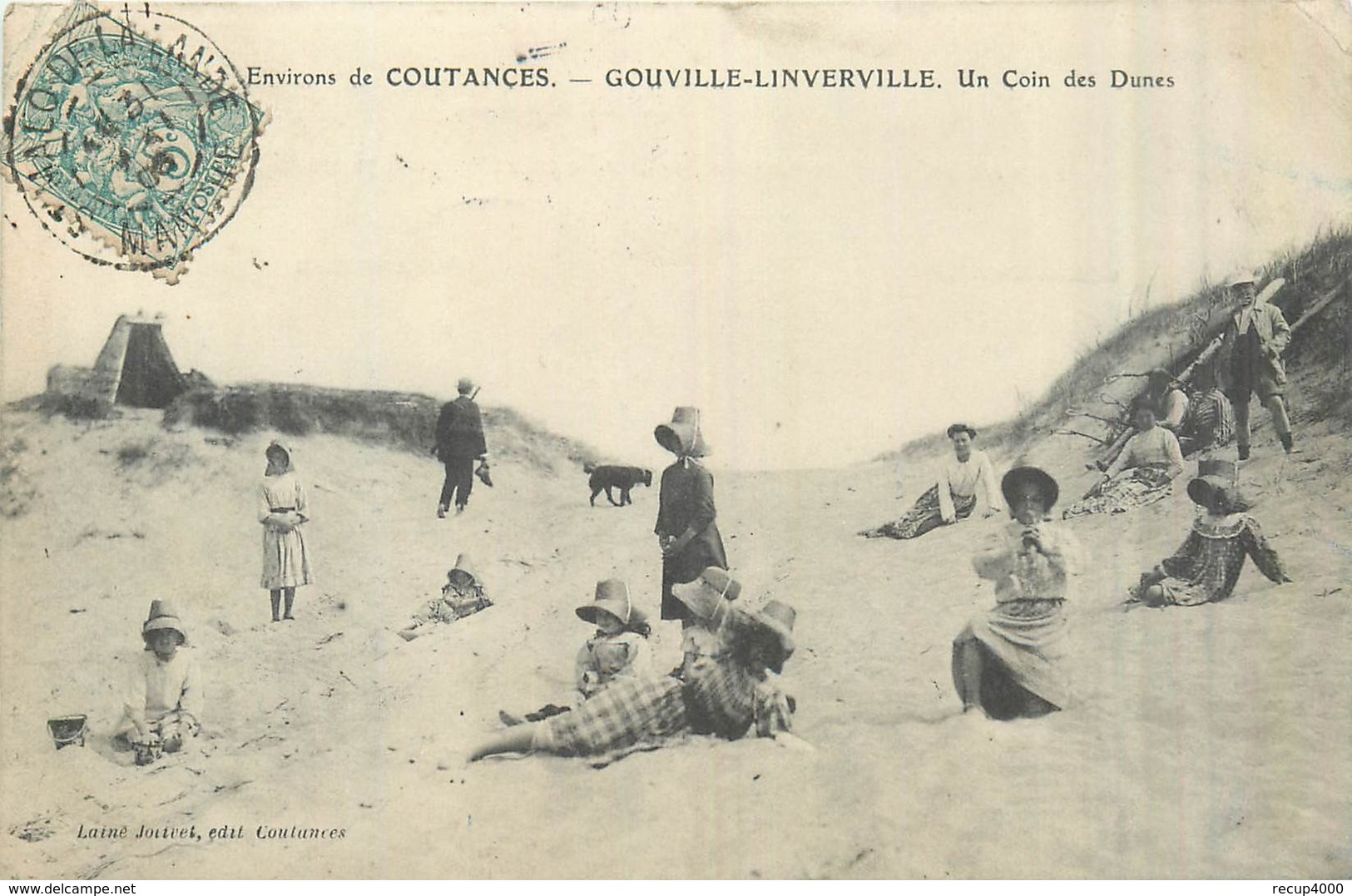 50 GOUVILLE LINVERVILLE  Un Coin Des Dunes    2scans - Autres & Non Classés