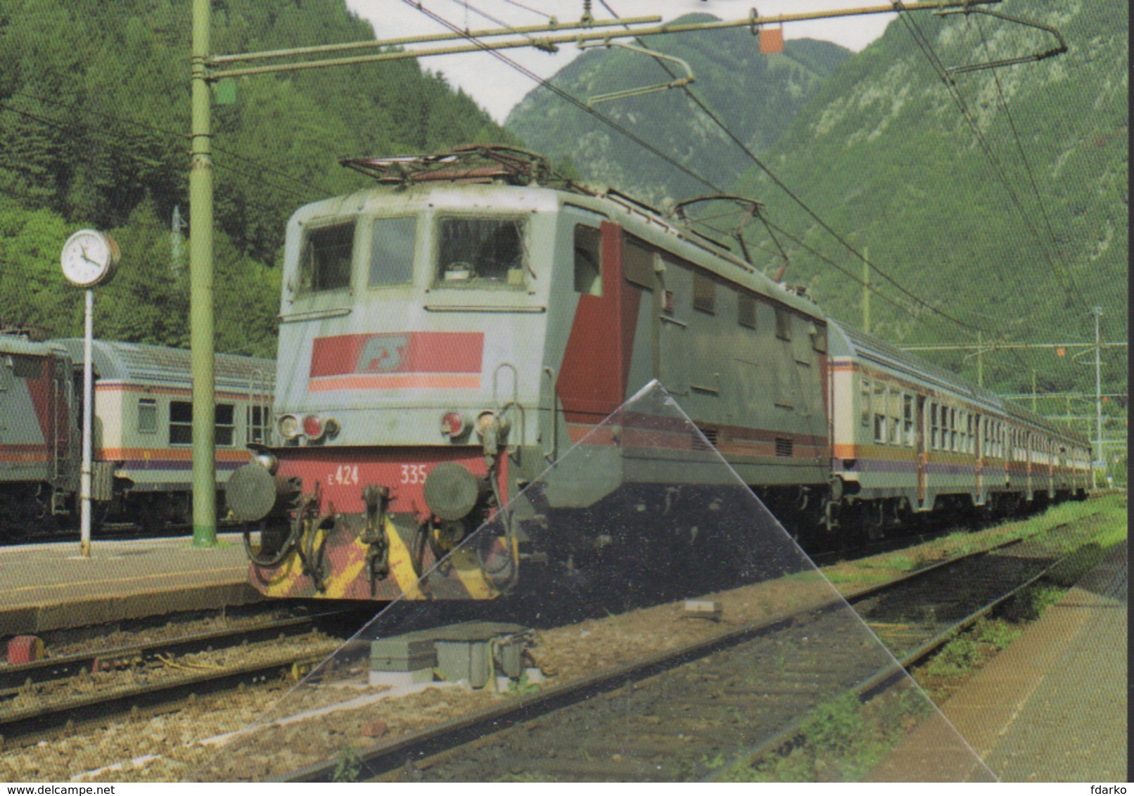 119 E.424.335 Breda Fortezza Bolzano Railroad Trein Railways Treni - Stazioni Con Treni