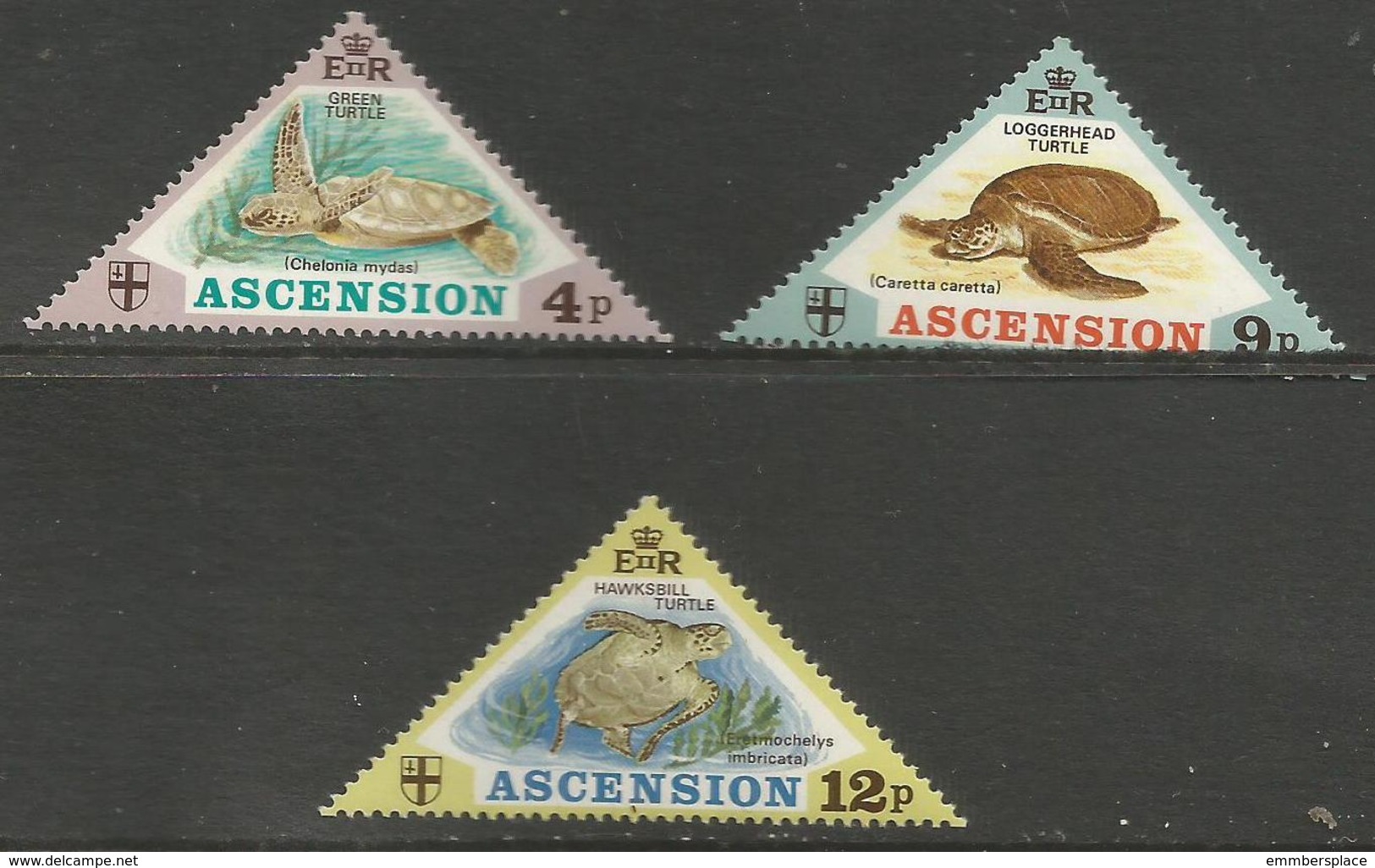 Ascension - 1973 Turtles MNH **     SG 171-3   Sc 170-2 - Ascension