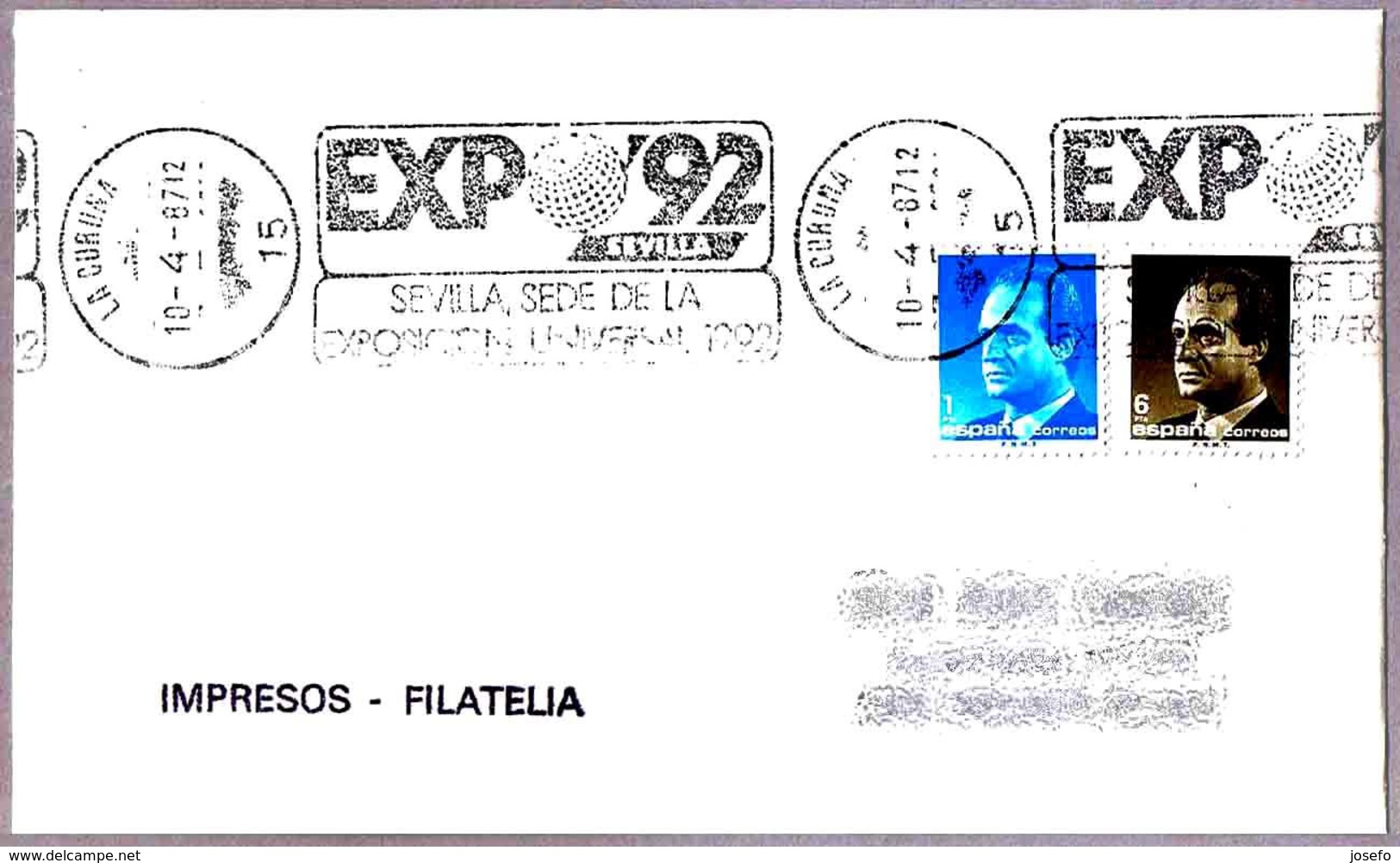 EXPO'92 - SEVILLA. La Coruña, Galicia, 1987 - 1992 – Sevilla (España)