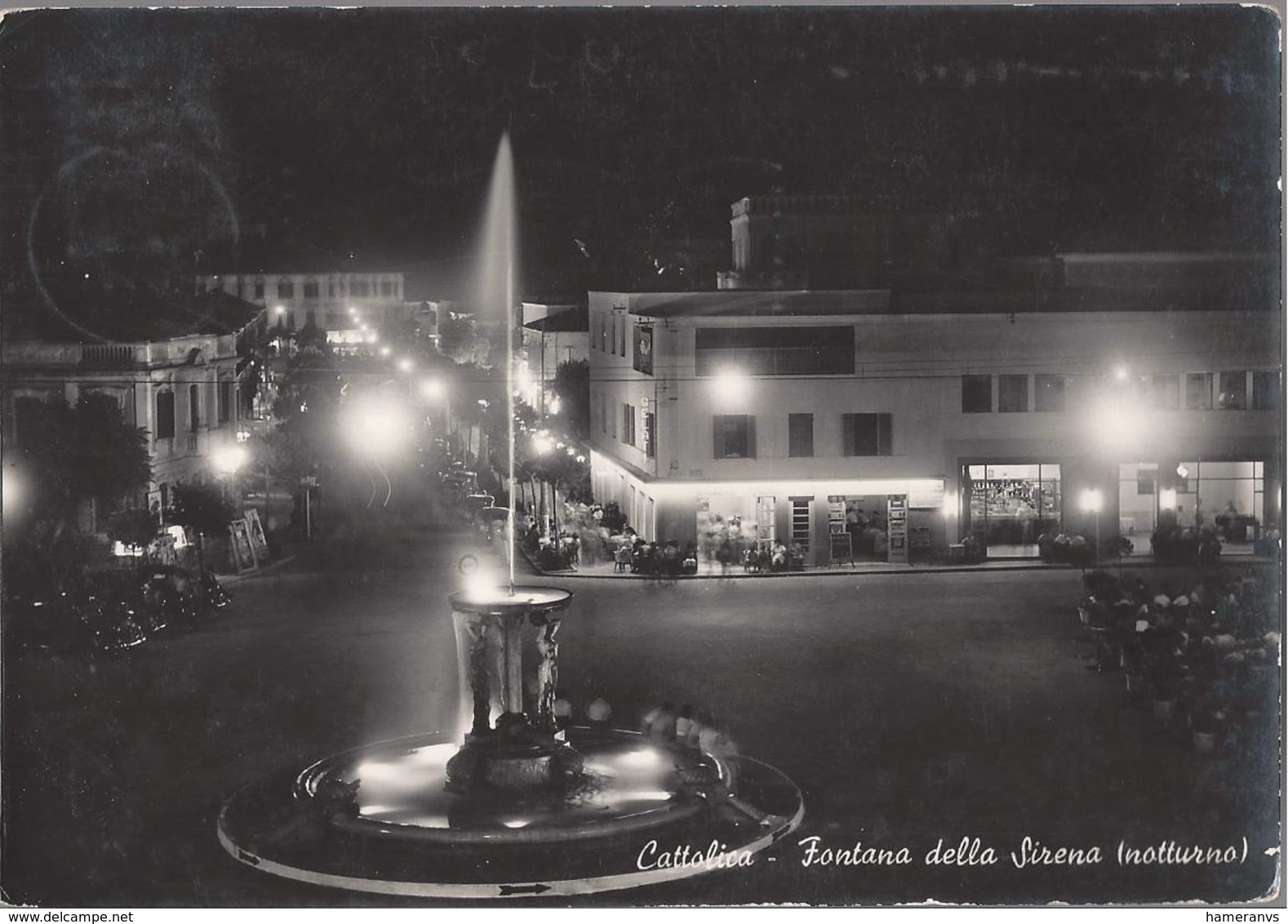 Cattolica - Fontana Della Sirena - Notturno - Rimini - H5303 - Rimini