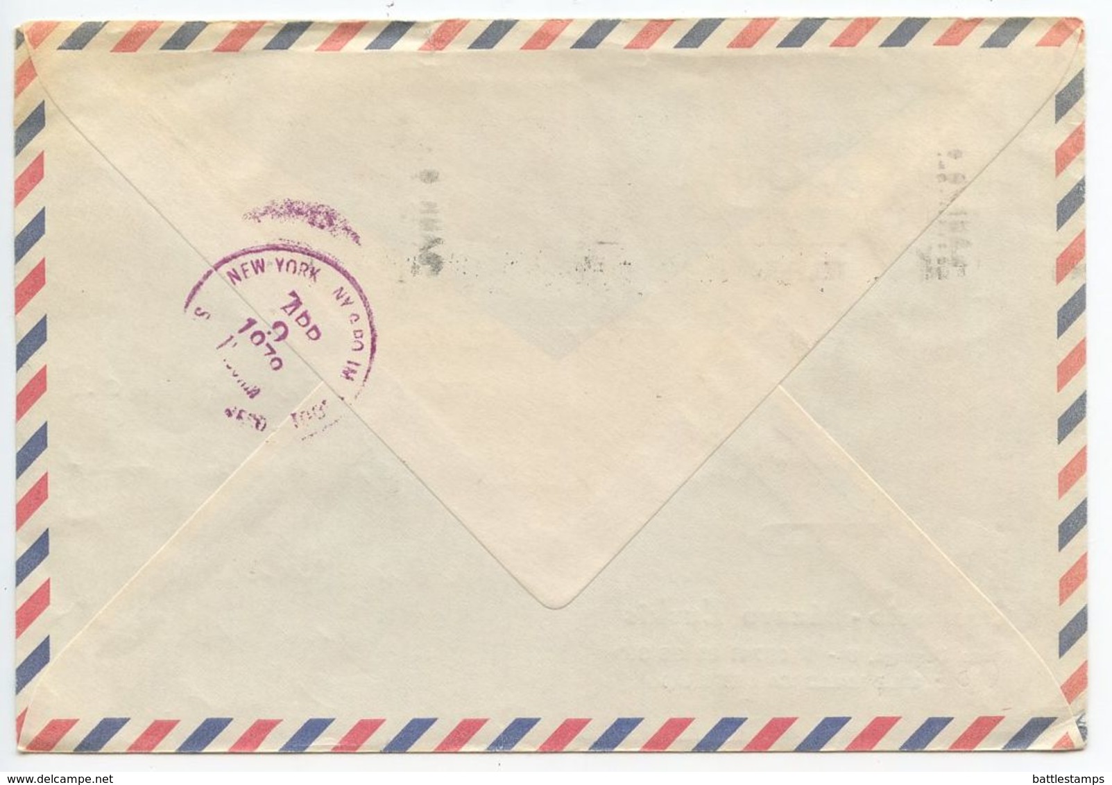 Spain 1978 Airmail Special Delivery Cover Valencia To New York, NY - Lettres & Documents