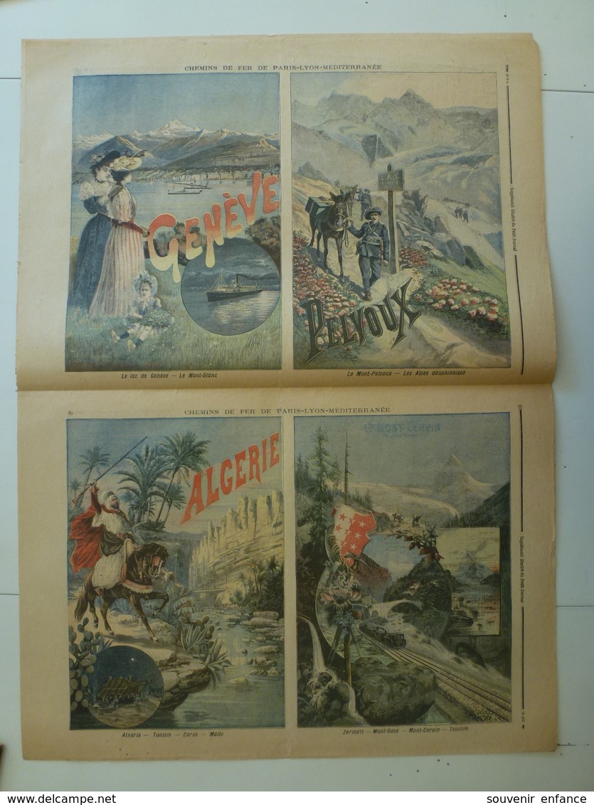 Le Petit Journal 30 Juillet 1894 193 Caserio L'Assassin Du Président Carnot Le Roi D'Espagne Chemins De Fer PLM Paris - 1850 - 1899