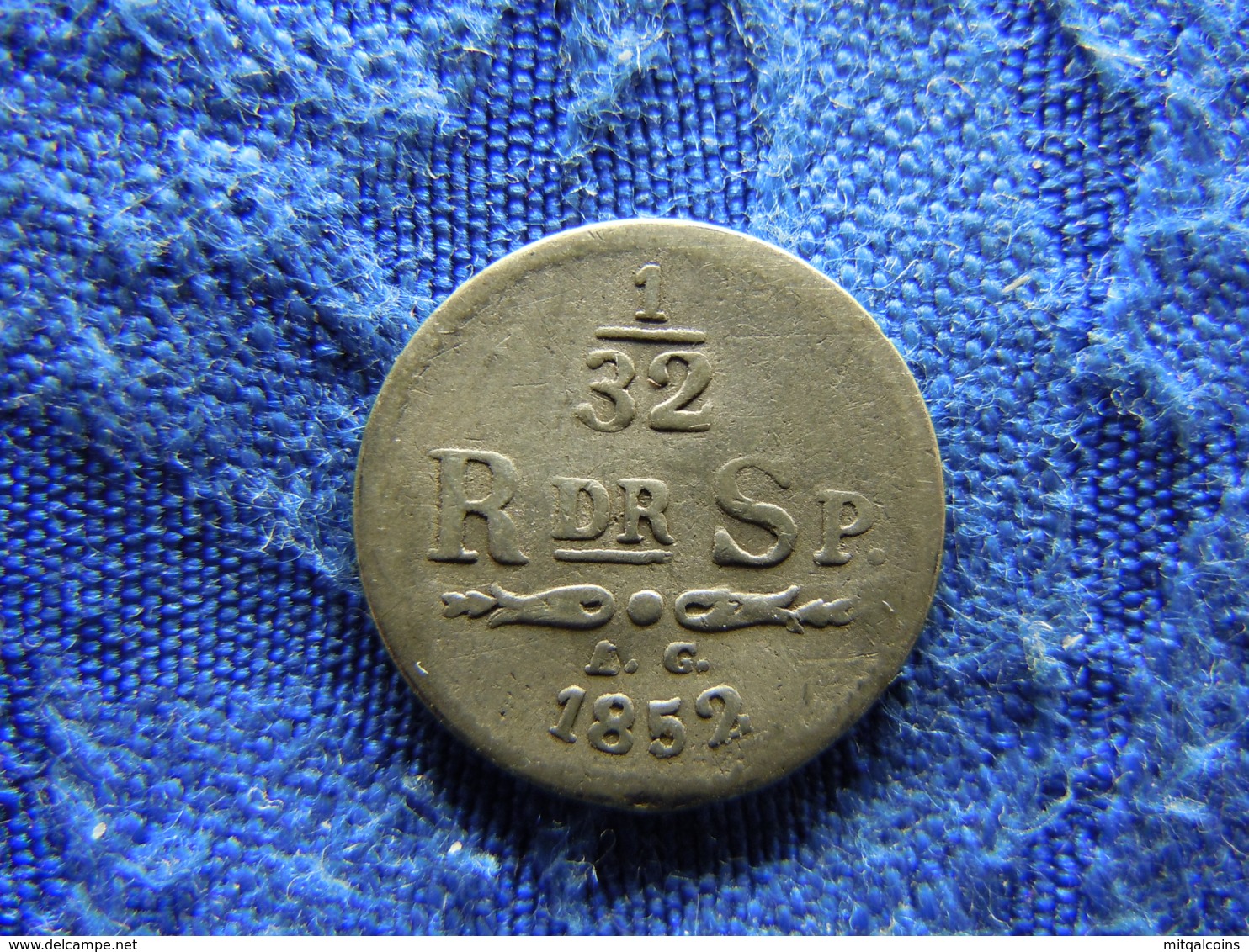 SWEDEN 1/32 RIKSDALER 1852, KM681 - Suède