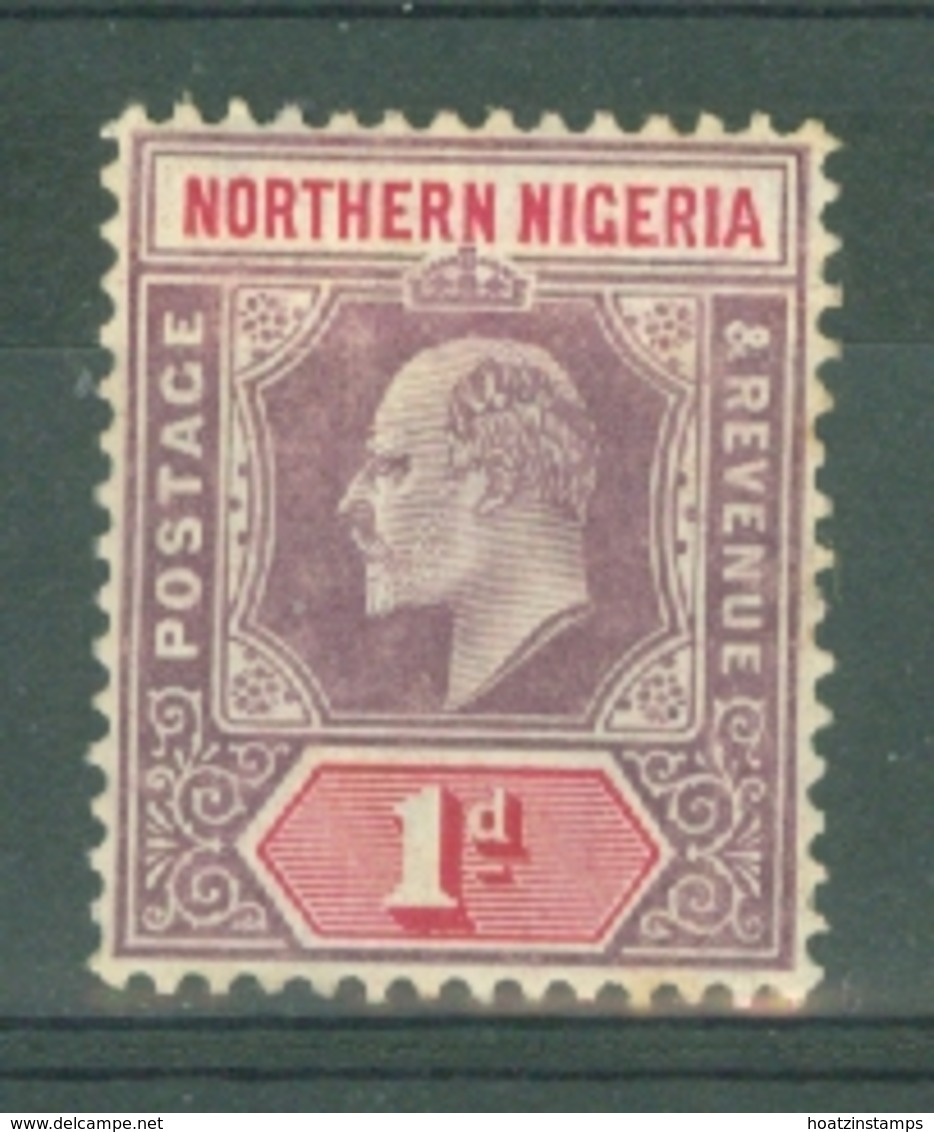 Northern Nigeria: 1905/07   Edward    SG21a    1d   [Chalk]    MH - Nigeria (...-1960)