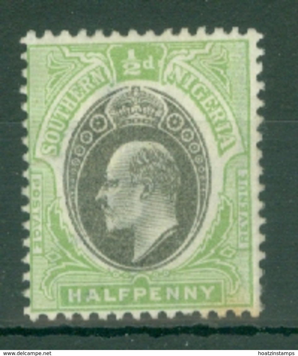 Southern Nigeria: 1903/04   Edward    SG10    ½d    MH - Nigeria (...-1960)