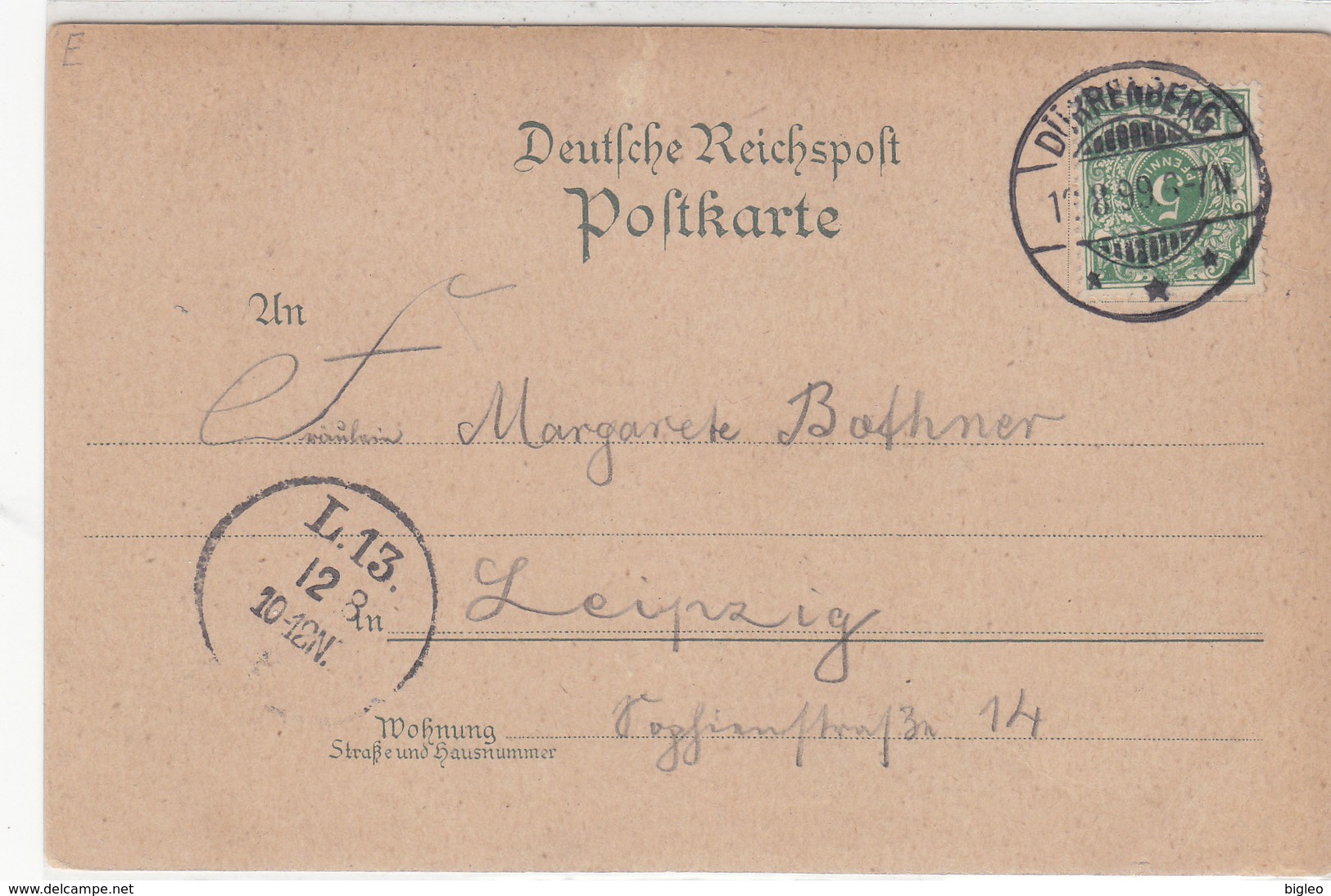 Gruss Aus Bad Dürrenberg - Litho - 1899        (A-89-120210) - Altri & Non Classificati