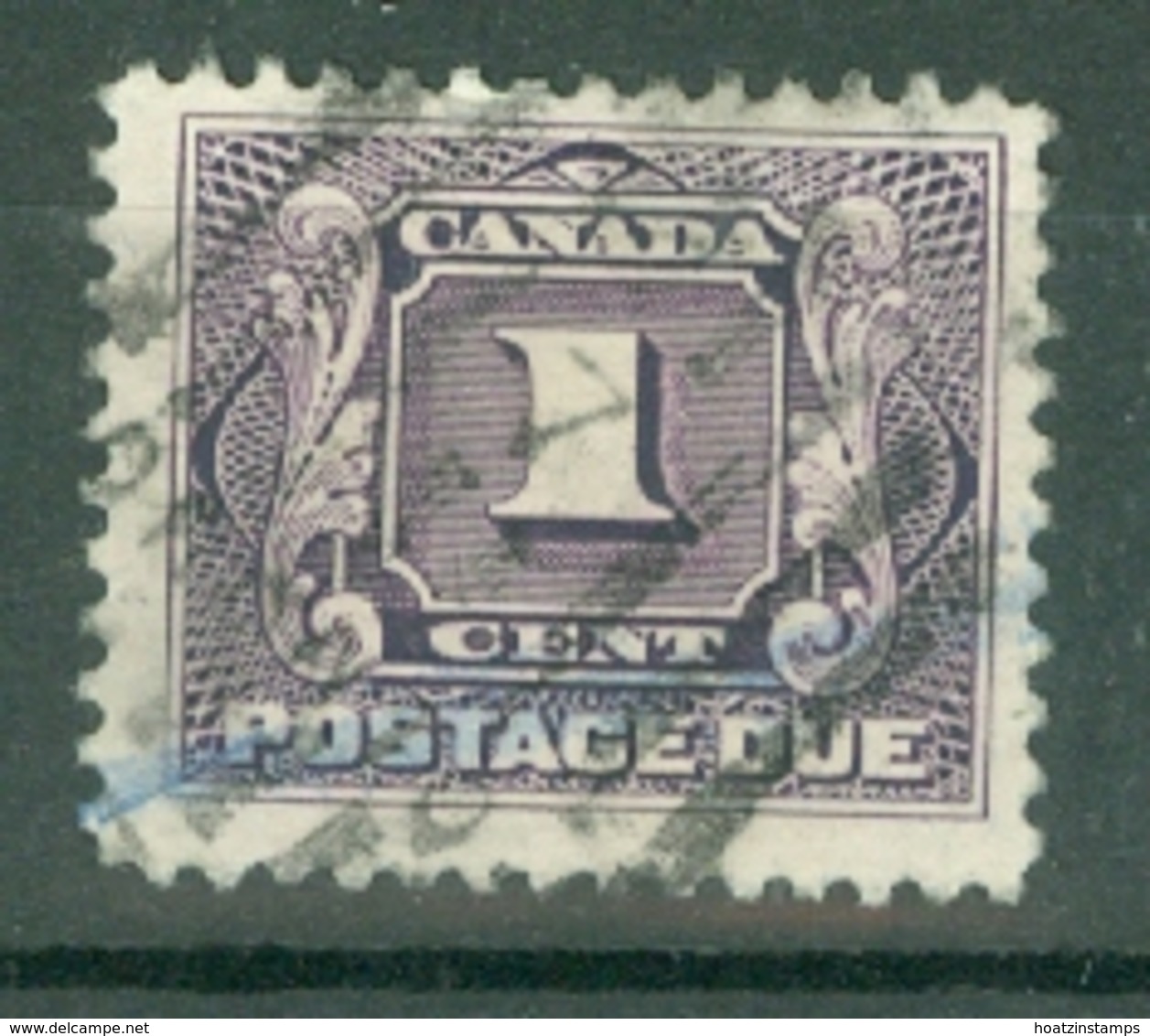 Canada: 1906/28   Postage Due    SG D1    1c   Dull Violet      Used - Port Dû (Taxe)