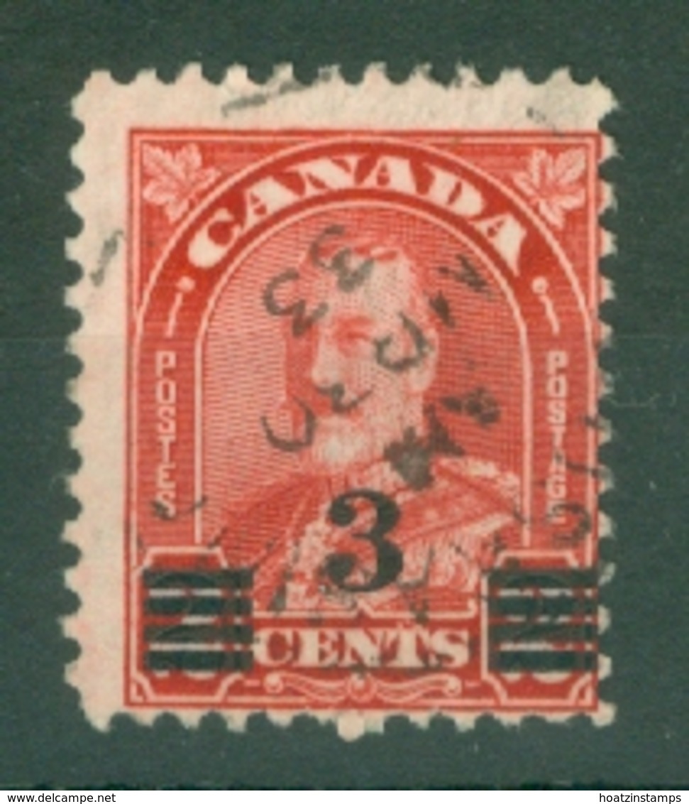 Canada: 1932   KGV - Surcharge   SG314a   3c On 2c   [Die II]     Used - Gebraucht