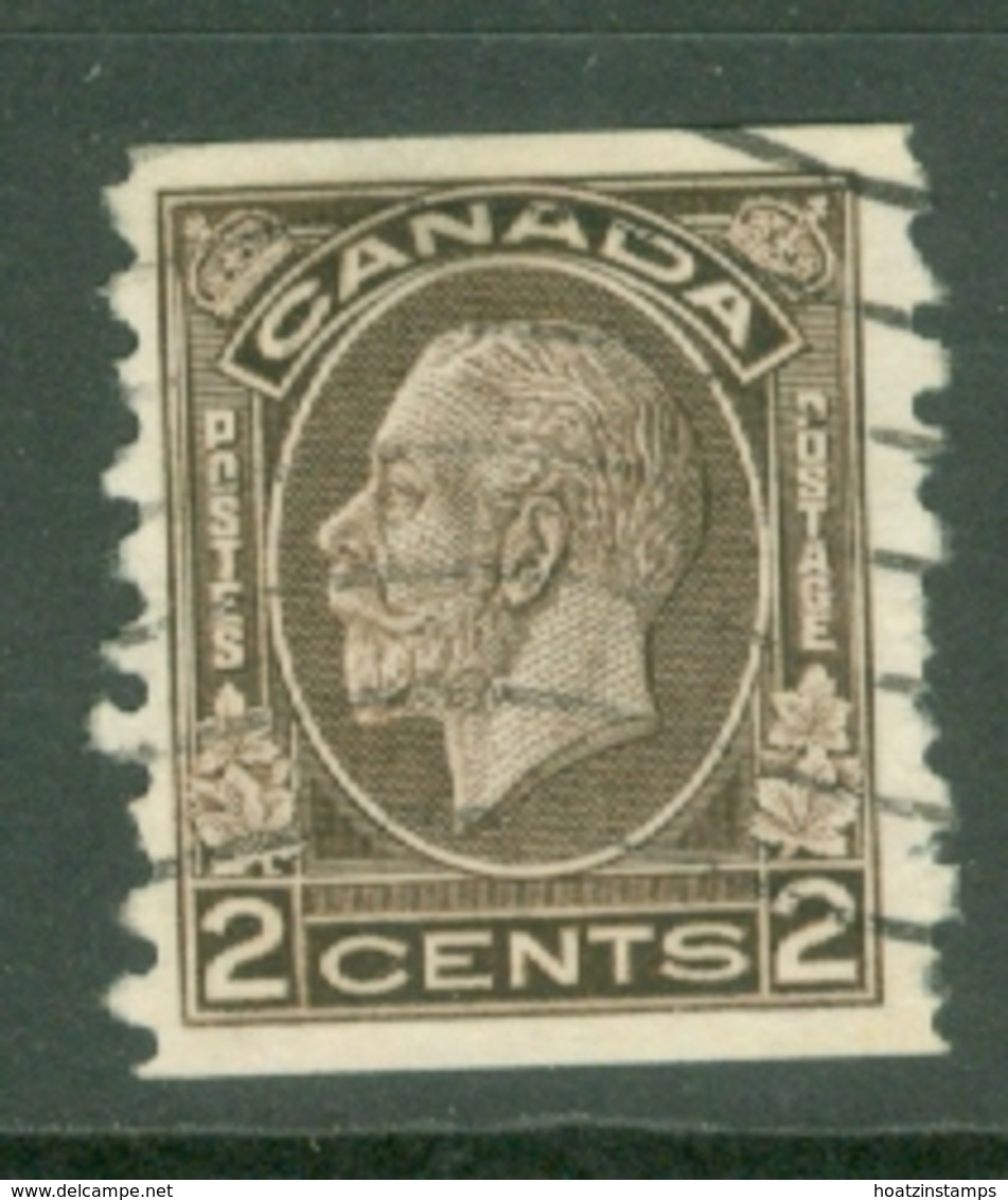 Canada: 1932/33   KGV - Coil   SG327    2c   [Imperf X Perf 8½]   Used - Used Stamps