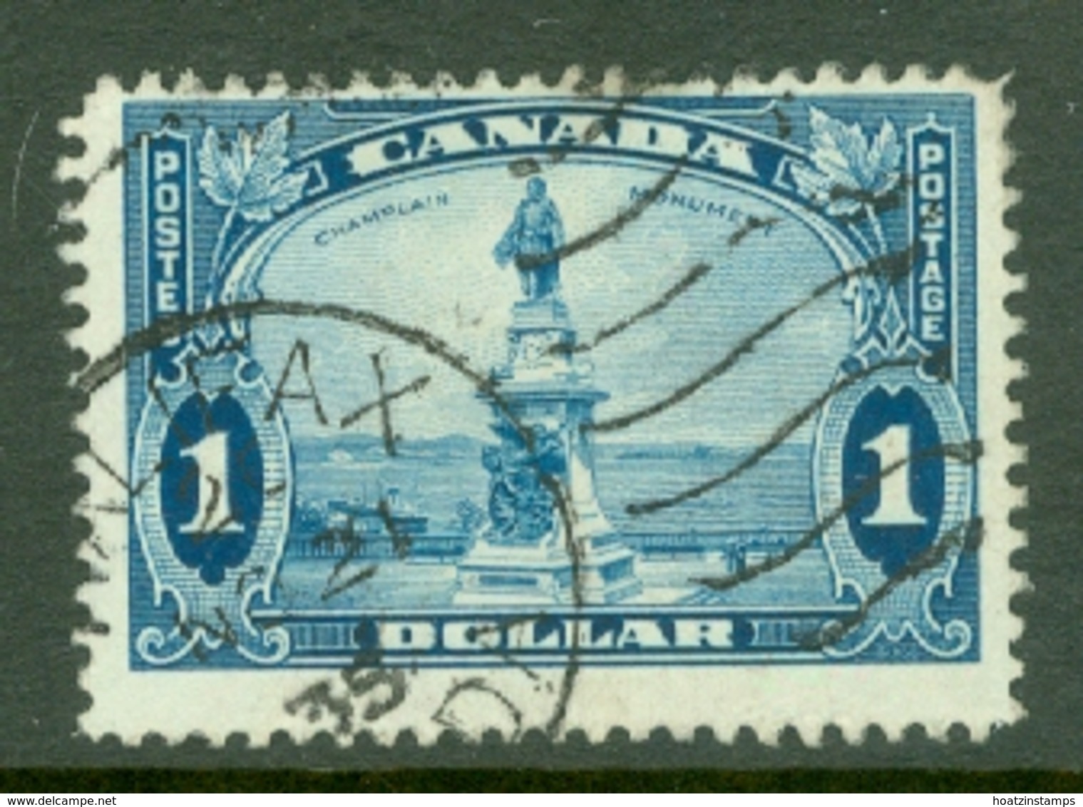 Canada: 1935   KGV - Pictorial   SG351    $1     Used - Used Stamps