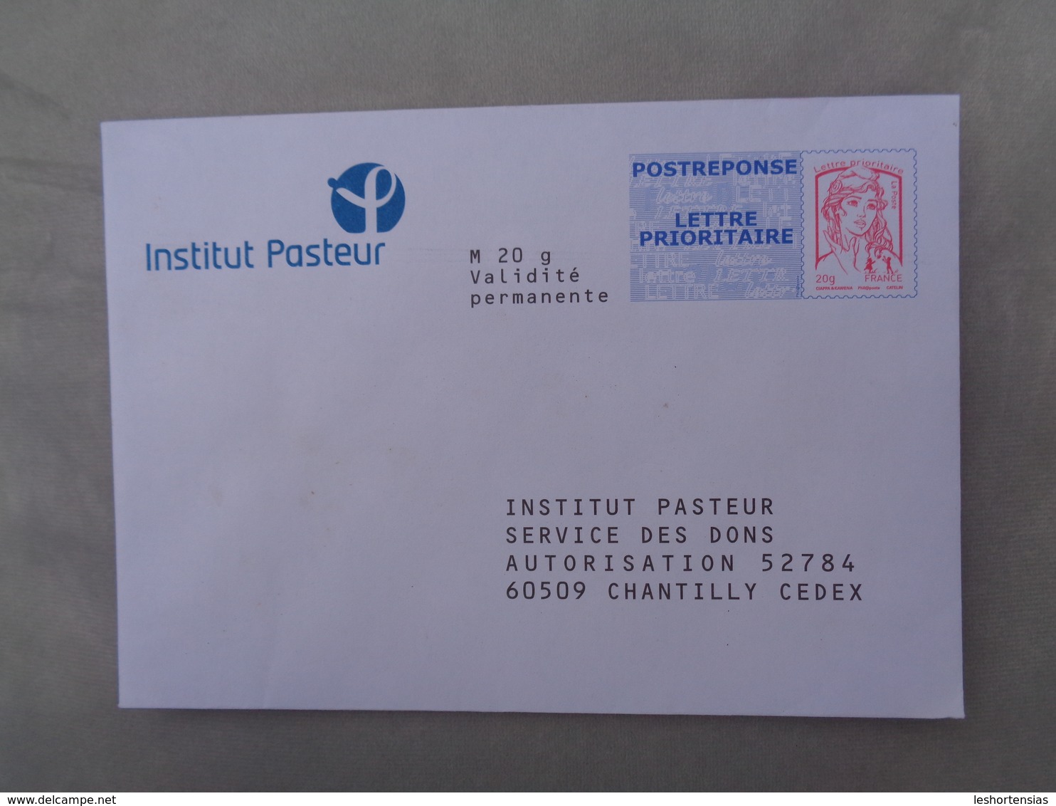 LETTRE POSTREPONSE INSTITUT PASTEUR - Listos A Ser Enviados: Respuesta