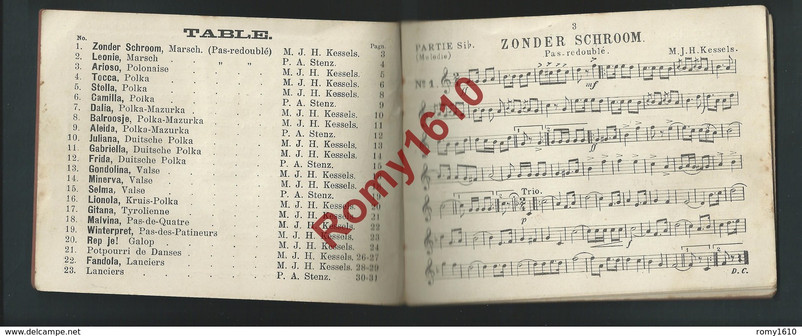 Partitions De Musique. EUTERPE. Recueil De Marches, Polonaises, Valses, Polka... Joliment Illustré. 33 Pages. 6 Scans - Scores & Partitions
