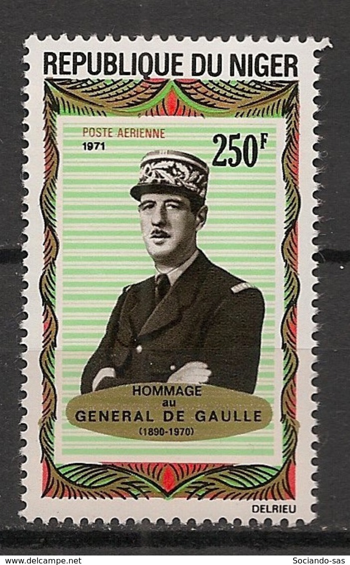 Niger - 1971 - Poste Aérienne PA N°Yv. 163 - De Gaulle - Neuf Luxe ** / MNH / Postfrisch - De Gaulle (General)