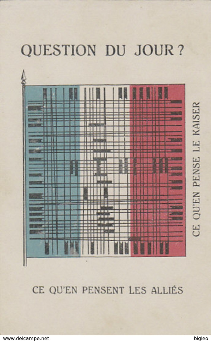 Question Du Jour?  Qu'en Pense Le Kaiser?     (A-89-100922) - Satira