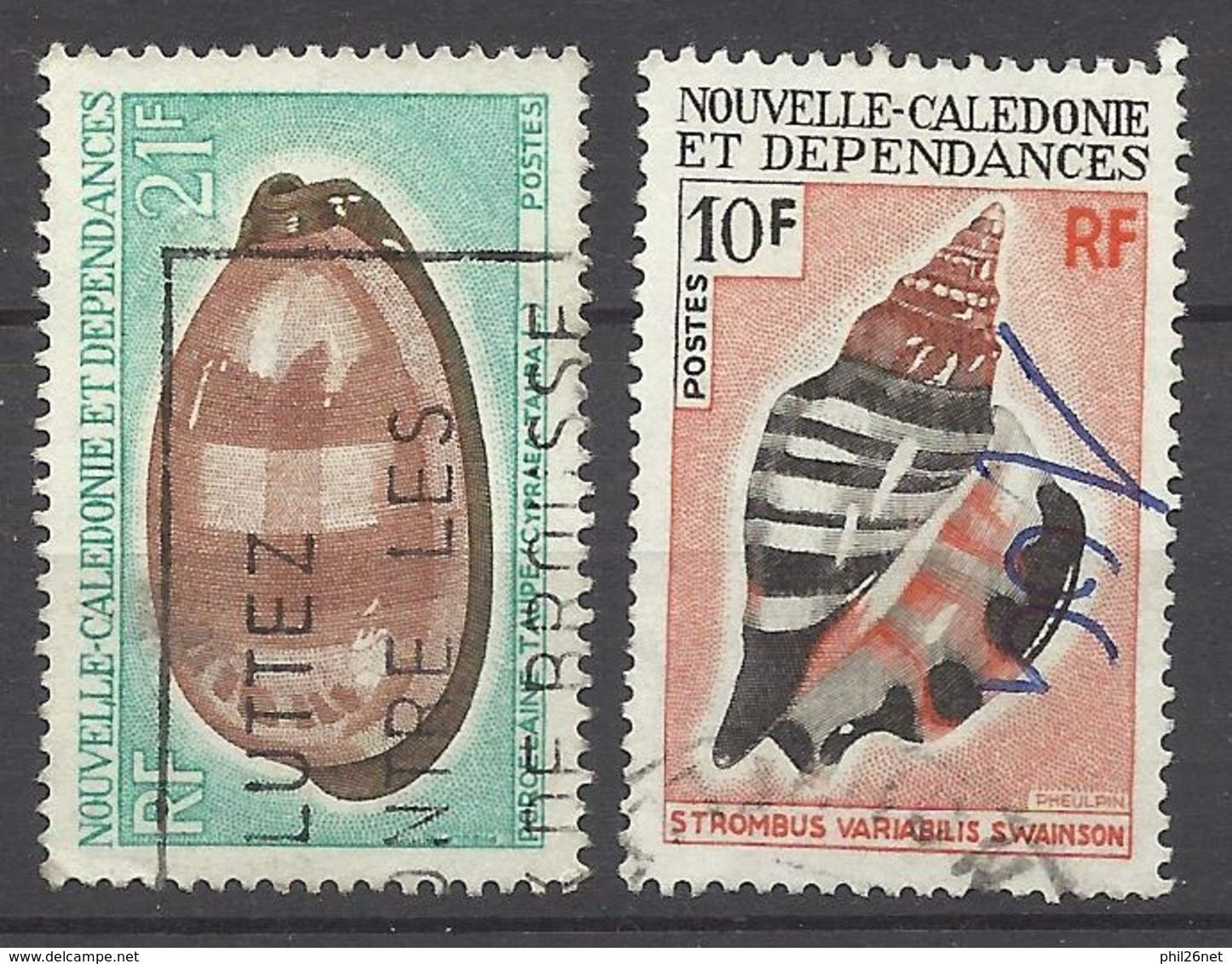 Nouvelle Calédonie N°  369 Et 371    Oblitérés B/ TB                - Used Stamps