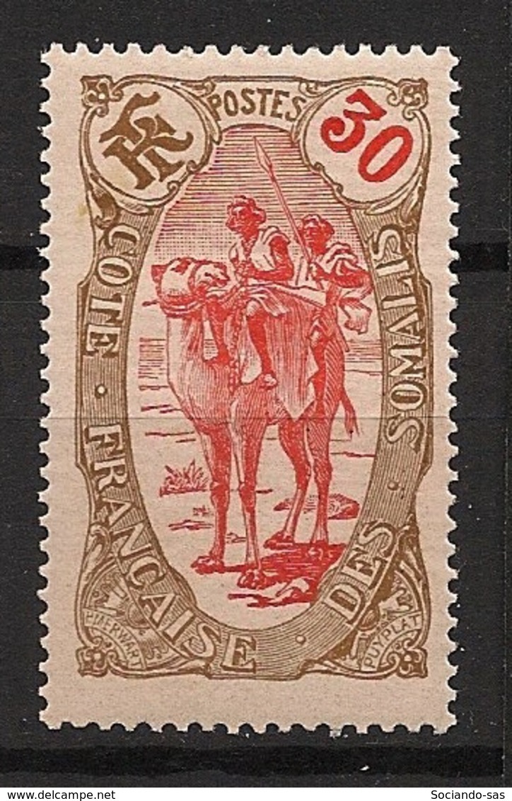 Côte Des Somalis - 1909 - N°Yv. 74 - Méhariste 30c Brun Clair - Neuf Luxe ** / MNH / Postfrisch - Ungebraucht