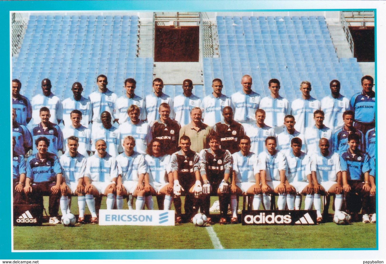 Carte Equipe De: MARSEILLE   FRANCE  SAISON 2000/2001    #   SE. 215 - Soccer