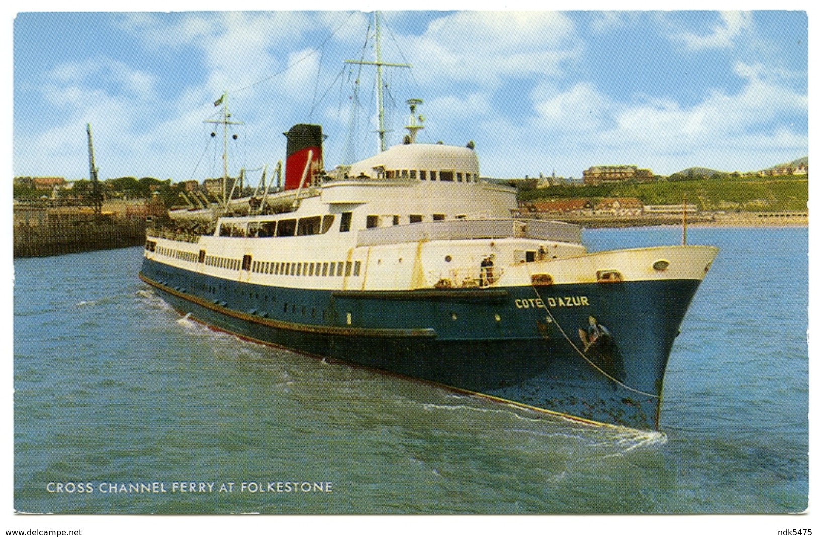 FOLKESTONE : CROSS CHANNEL FERRY "COTE D'AZUR" - Transbordadores