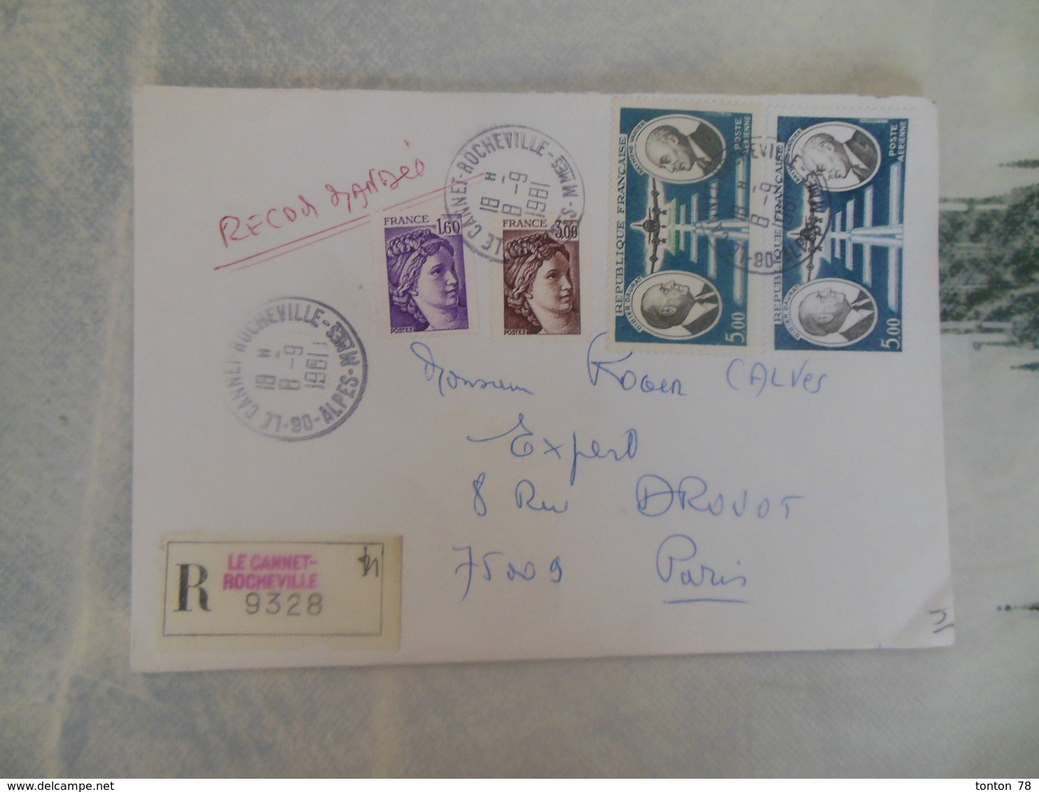 LETTRE RECOMMANDE DE FRANCE - 1961-....