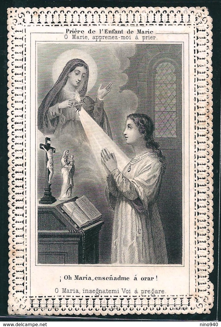 O MARIA, INSEGNATEMI VOI A PREGARE - Mm. 73 X 108 - E - PR - Ed. LaMarche, Parigi - Nr. 125 - Religione & Esoterismo