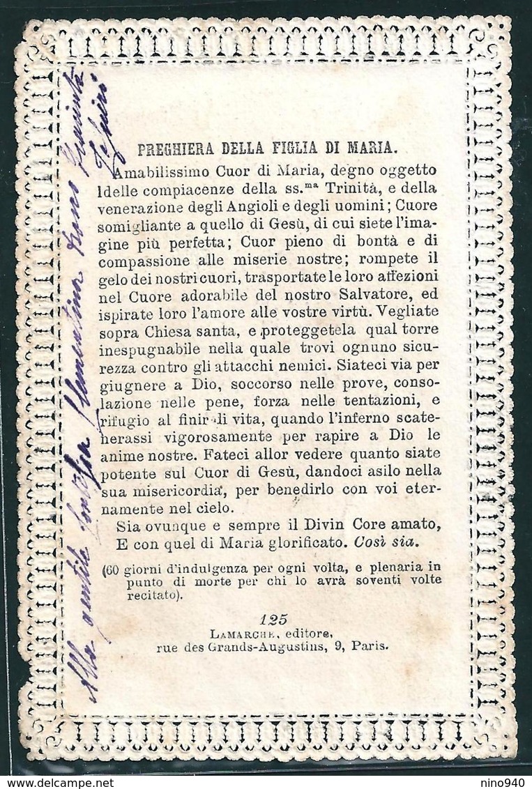 O MARIA, INSEGNATEMI VOI A PREGARE - Mm. 73 X 108 - E - PR - Ed. LaMarche, Parigi - Nr. 125 - Religion & Esotericism