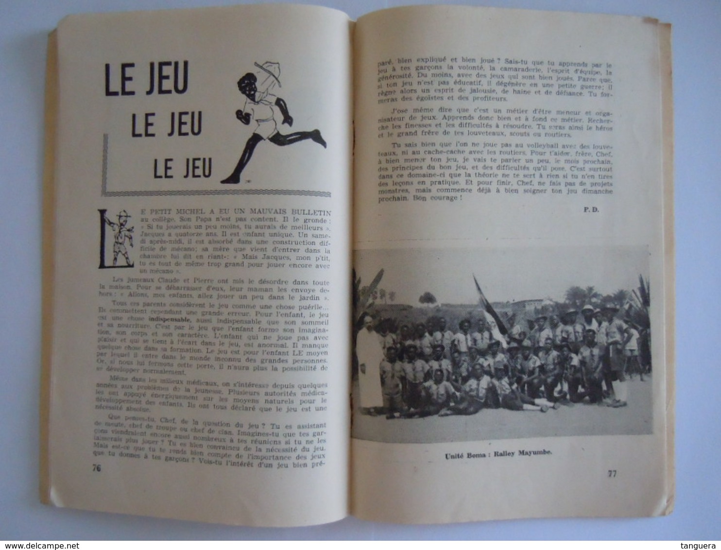 ECHO SCOUT N° 4 1954 Organe Officiel De La F.E.C.C.B. Scoutisme En Congo Belge 24 Pages - Autres & Non Classés