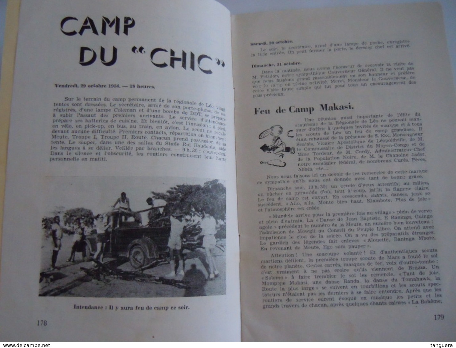 ECHO SCOUT N° 9 1954 Organe Officiel De La F.E.C.C.B. Scoutisme En Congo Belge 28 Pages - Other & Unclassified