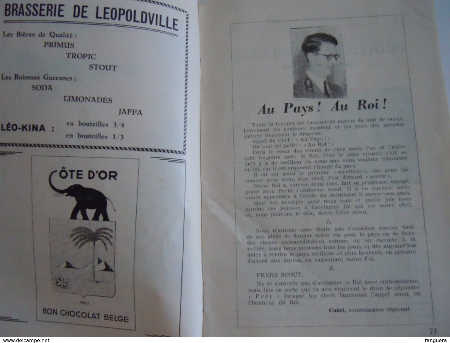 ECHO SCOUT N° 4 1955 Organe Officiel De La F.E.C.C.B. Scoutisme En Congo Belge 28 Pages - Autres & Non Classés