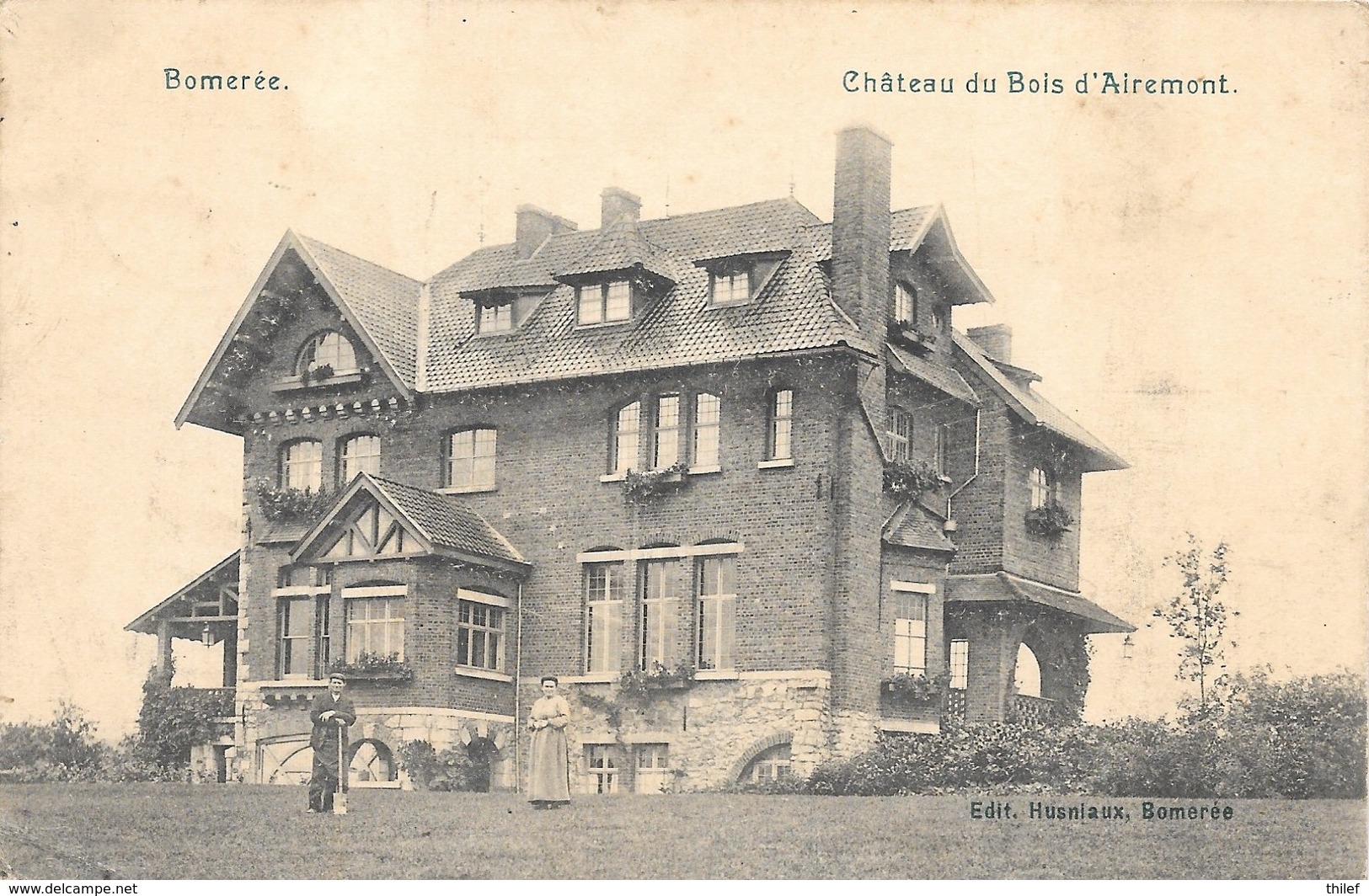 Montigny-le-Tilleul NA18: Bomerée. Château Du Bois D'Airemont 1910 - Montigny-le-Tilleul