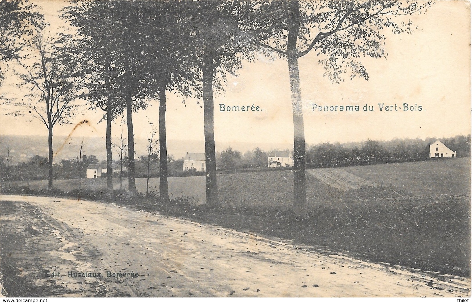 Montigny-le-Tilleul NA19: Bomerée. Panorama Du Vert-Bois 1914 - Montigny-le-Tilleul