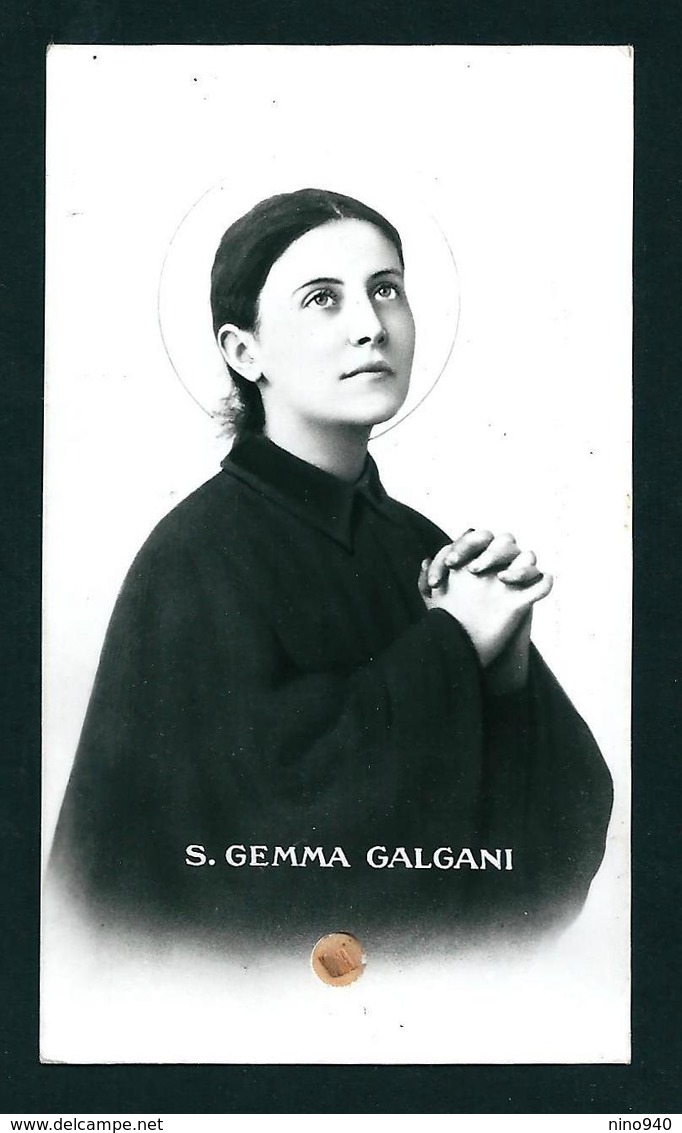 S. GEMMA GALGANI - CON RELIQUIA  - Mm. 58 X 100 - E - PR - Religione & Esoterismo